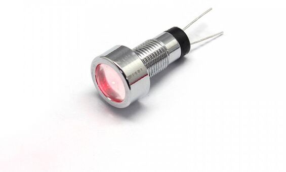 8-мм металлические миниатюрные светодиодные индикаторы автоматизации 12В