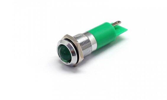 14 мм зеленый светодиодный индикатор
