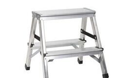 Двухсторонняя алюминиевая стремянка VIRASTAR Step Stool 2x2 ступеней, 125кг