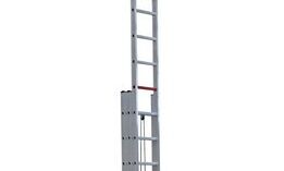 Трехсекционная лестница VIRASTAR 3x12 ступеней с канатной тягой