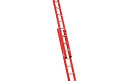Раздвижная диэлектрическая лестница KRAUSE 2x12 ступеней