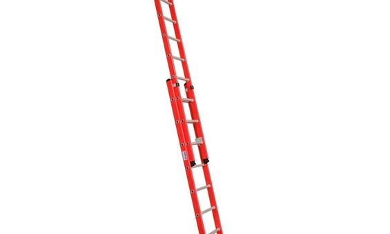 Раздвижная диэлектрическая лестница KRAUSE 2x10 ступеней