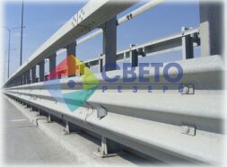 Трехволновые мостовые двухъярусные ограждения металлические барьерного типа ТУ 5216-003-03910056-2008